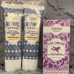 LilyAna two Retinol Cream & one Eye Cream Set